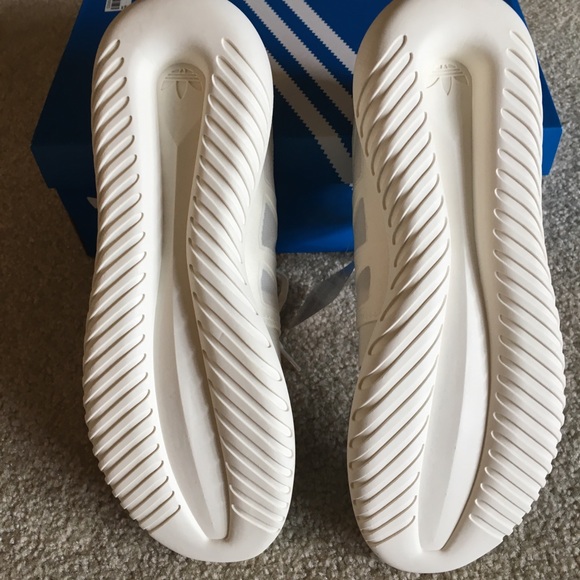 NWT Adidas Tubular Viral Cream/Off-white, size 10 - Picture 4 of 6